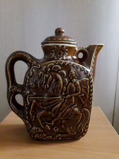 Большой чайник, св. Георгий Победоносец, керамика