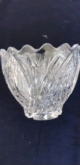 Хрустальные вазы 3 штуки