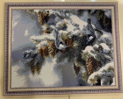 Готовая алмазная картина