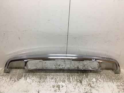 Хром заднего бампера Mercedes x204 Glk