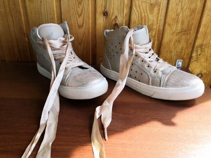 Кеды для девочки золотые