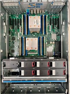 Сервер HP ML350 Gen9 8SFF 2x E5-2660v3 512 GB