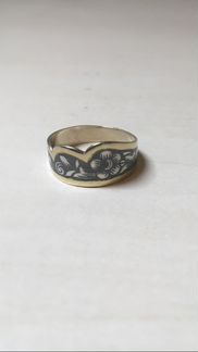 Кольцо серебряное