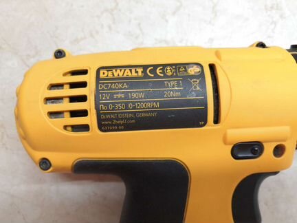 Аккумуляторная дрель, шуруповерт Dewalt