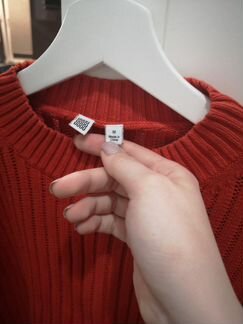 Свитер укороченный хлопковый Uniqlo