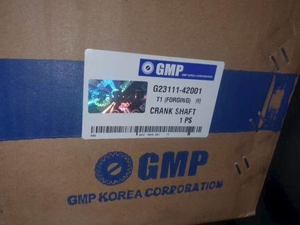 Коленвал 2311142001 D4BH D4BF 4D56 GMP, Ю.Корея