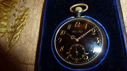 Старинные мужские карманные часы Павел Буре