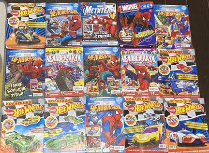 Журнал Hot Wheels Человек Паук
