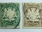 Почтовые марки Германии (Баварии) 1875 года