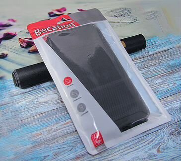 Чехол-накладка для Samsung A405F A40 becation beetles carbon TPU antishock черный
