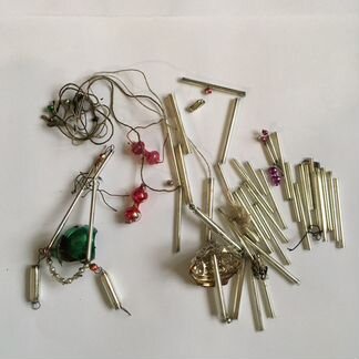 Ёлочные игрушки стеклярус бусы