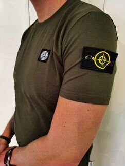 Футболка Stone island с патчем