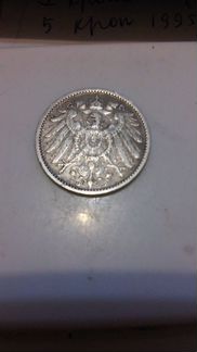 1 немецкая марка 1906 год