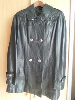 Кожаный плащ