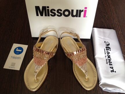 Сверкающие Босоножки Missouri Италия кожа 31 EUR