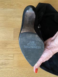 Ботфорты женские чёрные, Gianni Renzi