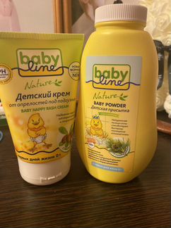 Детский крем под подгузник и присыпка