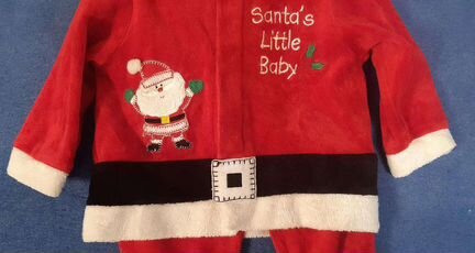 Костюм санты 62-68см