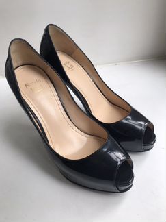 Лаковые туфли Nando Muzi с открытым мысом