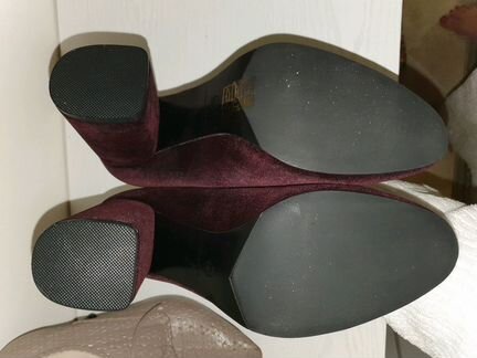 Туфли бархатные Новые 38р Эконика