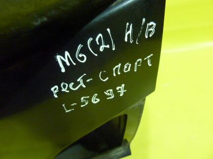 Крышка багажника Черная 16W Спорт Мазда 6 GH Хэтч