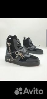 Ботинки louis vuitton черные
