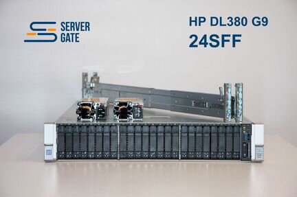 Сервер HP DL380 G9 24SFF 2x E5-2660v3 128 GB