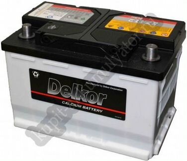 Аккумулятор Delkor 74 А.ч 57412