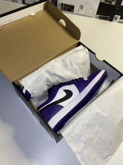 Кроссовки AIR jordan 1 LOW court purple 553558-500