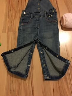 Комбинезон джинсовый, рост 74, фирма kanz