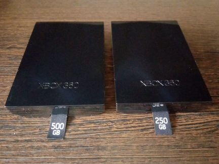 Жёсткий диск на X-box 360 250 Гб, 500 Гб