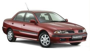 Порог левый средняя стойка Mitsubishi Carisma DA