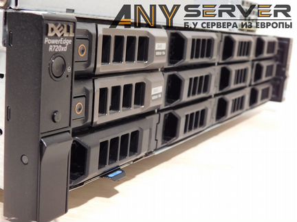 Сервер Dell R720xd 2x E5-2650v2 64Gb H710 12x3.5