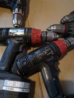 Milwaukee. Atlas copco. Aeg. комплект шуруповертов