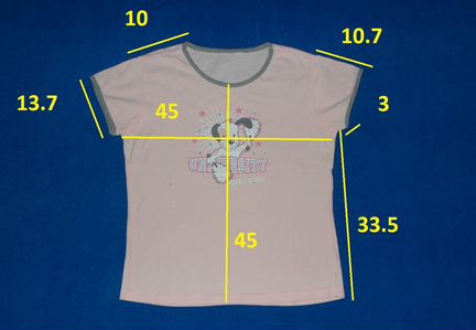 Футболка с коротким рукавом CFL, 158-164 см