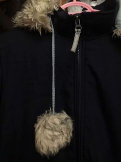 Лёгкая зимняя куртка пуховик