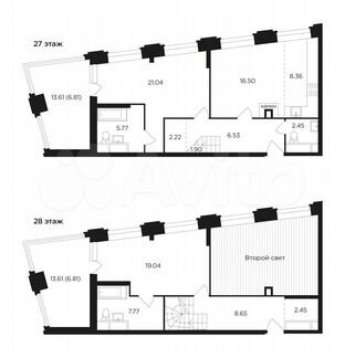 3-к квартира, 116.3 м², 27/27 эт.