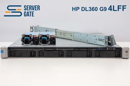 Сервер HP DL360 G9 4LFF 2x E5-2690v3 384 GB