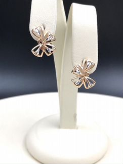 Золотые серьги 585 пробы РФ