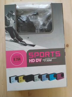 Sport Full HD DV water resistans экшнкамера 30m