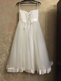 Свадебное платье короткое