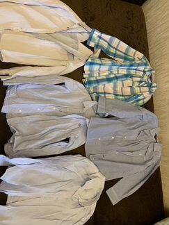 Продам рубашки хлопковые б/у для мальчика