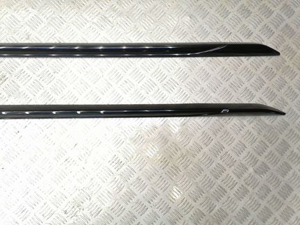 К-т накладок на пороги Audi A4 S-Line B9 рестайлин