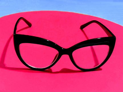 Очки новые форма кошачий глаз V2 прозрачные стекла