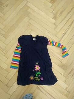 3 платья, 1 сарафан, 1 блузка 128