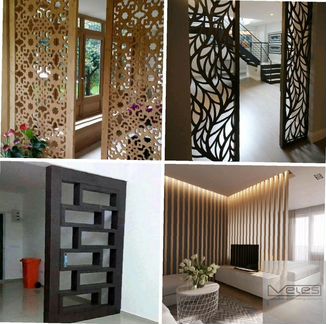 Перегородка из реек