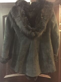 Дубленка ягнёнок чёрная