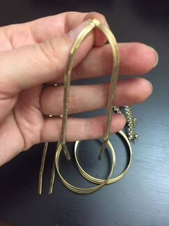 Набор Серег бижутерия под золото