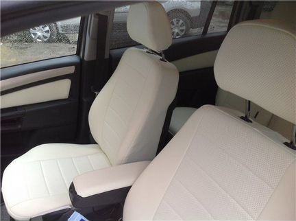 Модельные чехлы Опель Зафира Б из экокожи