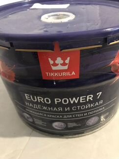Краска Tikkurila Euro Power (серая)